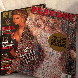Playboy 45th /55th Anniversary Issue Magazine